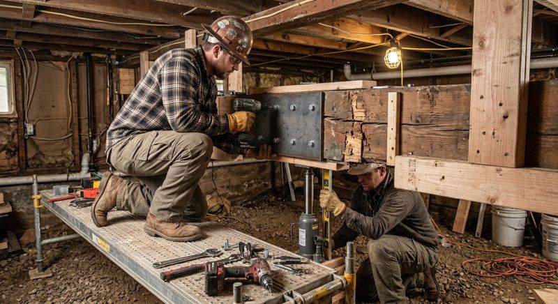 Garage Beam Repair in Wilmington, NC