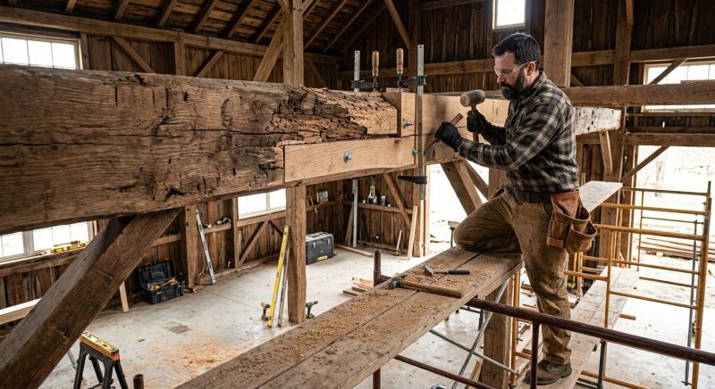 Wood Beam Replacement in Wilmington, NC