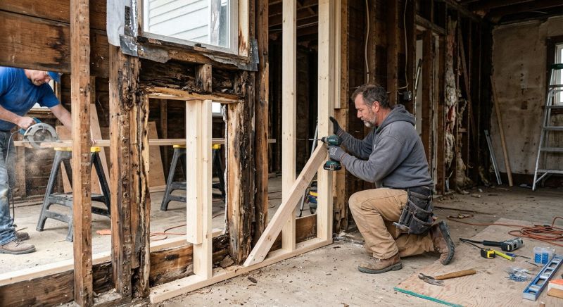 Framing Repair in Kansas City, KS