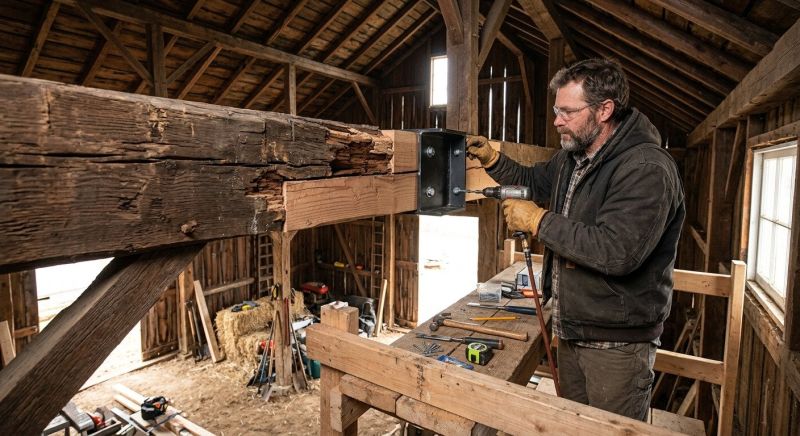 Garage Beam Repair in Kansas City, KS