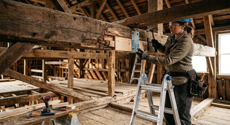 House Beam Repair in Kansas City, KS