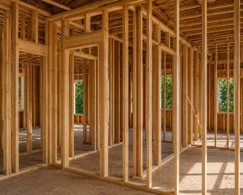 Interior Wall Framing in Conroe, TX