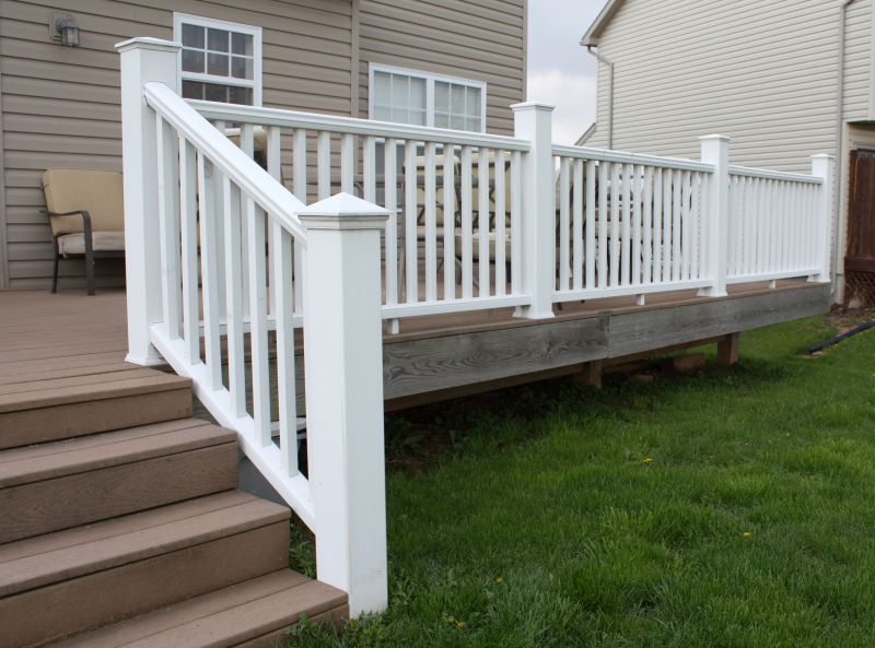 Patio Handrail Installation in Wilmington, NC