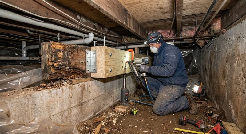 Subfloor Joist Replacement in Wilmington, NC