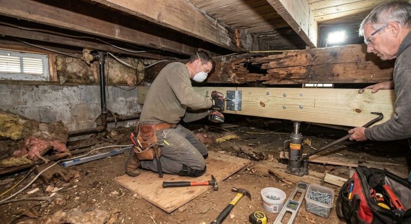 Support Beam Repair in Kansas City, KS