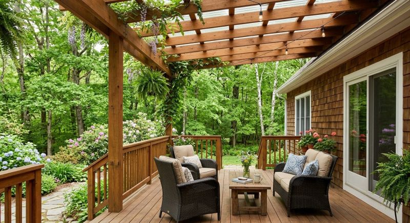 Wooden Patio Installation in Stamford, CT
